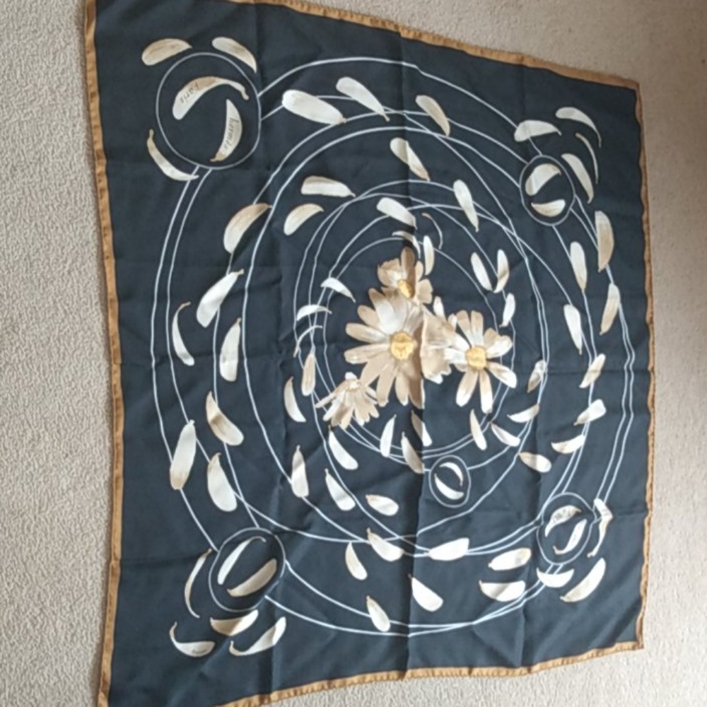 Hermes silk scarf